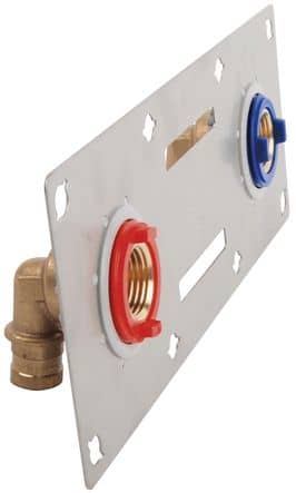 Code 457343 - Kit de fixation pour robinetterie murale à glissement entraxe 150 mm