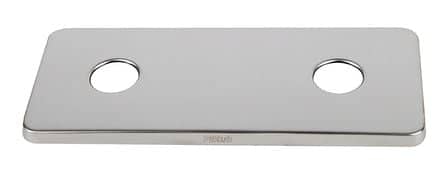 Code 458373 - Plaque de finition inox entraxe 150 mm