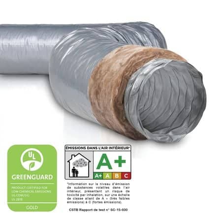Code 458745 - Gaine PVC souple ECOSOFT avec isolation thermique