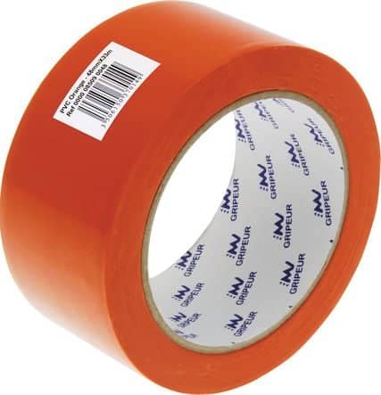 Code 459354 - Adhésif PVC orange économique