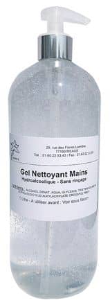 Code 904039 - Gel hydroalcoolique 1l avec pompe