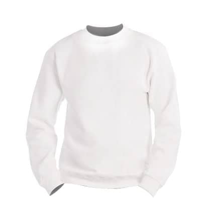 Code 905640 - Sweat col rond blanc BC502