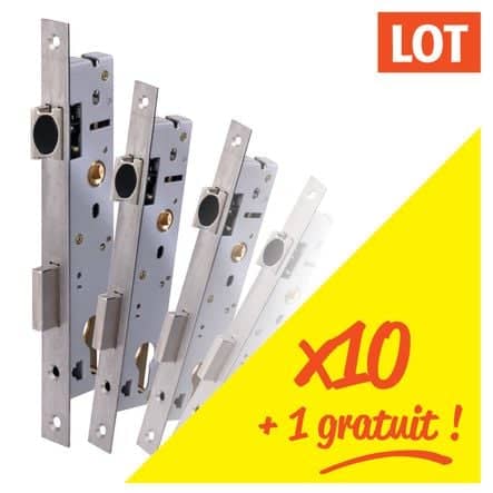 Code 932137 - Kit pêne dormant 1/2 tour 2460 10 + 1 gratuit