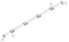 Code 248996 - Ferrure tubulaire bout de table FM-STOP