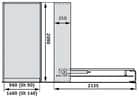 Code 250641 - Lit escamotable vertical