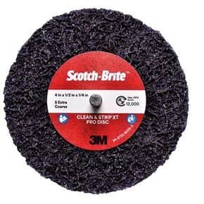 Disque Scotch-Brite sur tige xtpro-zs