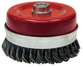 Brosse conique acier torsadé