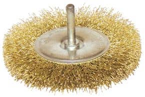 Brosse circulaire sur tige