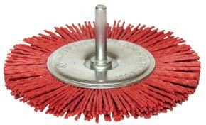 Brosse circulaire sur tige