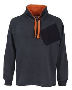 Sweat shirt col châle Huron