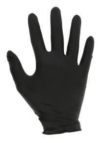 Gant usage court Nitrile noir