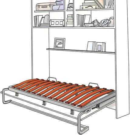 Code 250655 - Lit escamotable horizontal